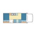 6 Berth DLX australia camper van hire
