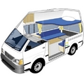 2 Berth Hi Top Alpha Camper new zealand camper van hire