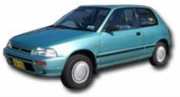Diahatsu Charade or Suzuki Swift. car hireaustralia