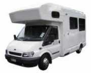 6 Berth Ford Transit motorhome hire - new zealand