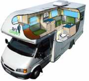 5 Berth Trail Explorer motorhome hire - new zealand