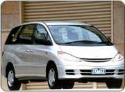 Toyota Tarago australia car hire