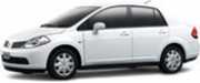 Nissan Tiida car hire - queensland