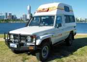 4WD High Roof Camper australia camper rental