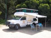 Toyota Hilux Van-camper australia camper rental