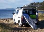 Tassy Shack 2 berth motorhome rental tasmania
