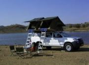 Toyota Hilux Double Cab Raider with 2 rooftents motorhome rental south africa