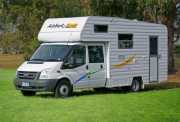 2-5 Berth Twin Cab Super Motorhome -Manual campervan hire - australia