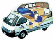 Hi top 3+2 Trail Finder motorhome hire - new zealand