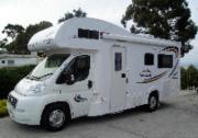 4 Berth Delux Motorhome campervan hire - australia