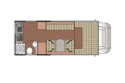 Abuzzy 2 Berth Grand motorhome hire - new zealand