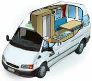 2 Berth Deluxe Trail Seeker motorhome hire - new zealand
