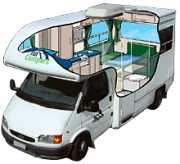 4 Berth Trail Blazer motorhome hire - new zealand